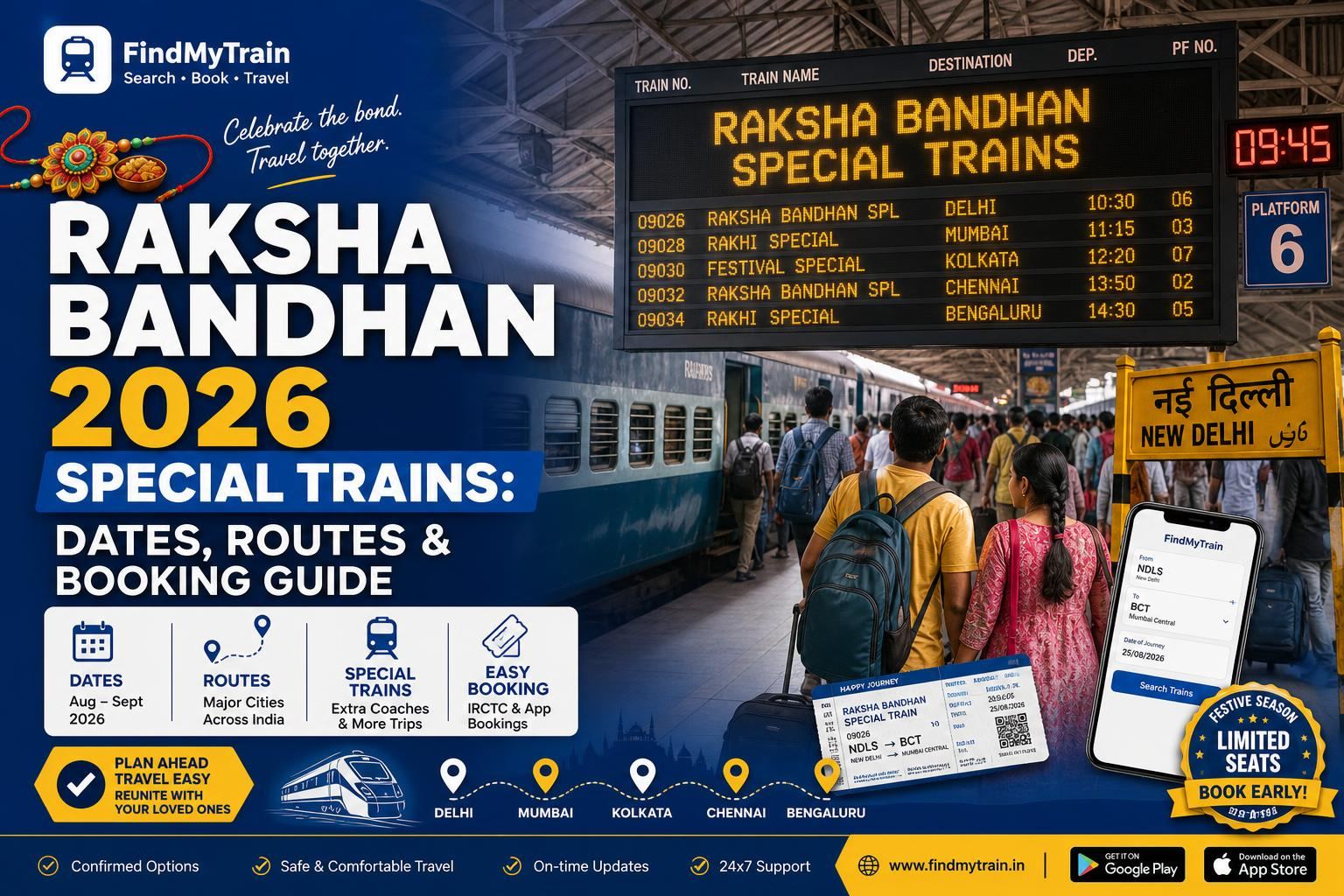 Raksha Bandhan 2026 Trains: Special Services & Booking Info