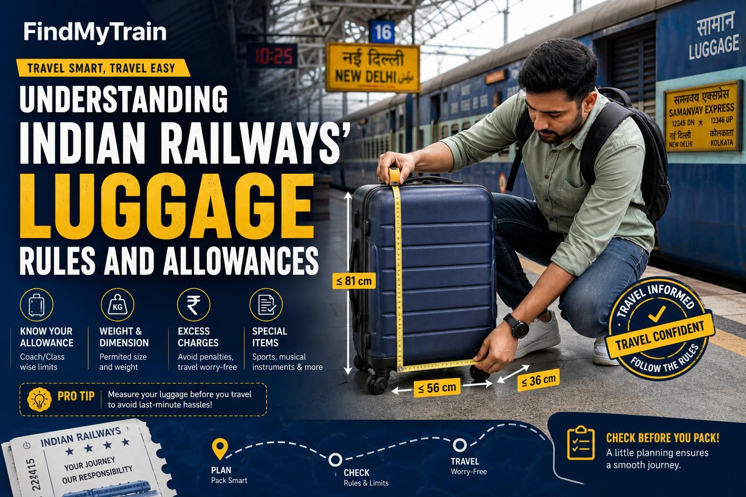 Understanding Indian Railways' Luggage Rules and Allowances